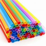 250x Plastik Strohhalme, Mehrweg, bunt